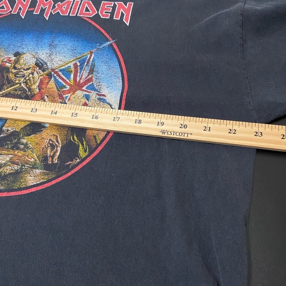 Vintage iron maiden the trooper band tee - Picture 6 of 7